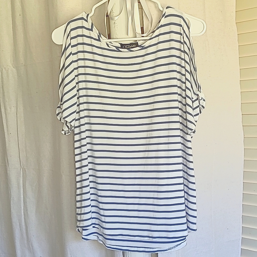 M Colette Open-shoulder t-shirt